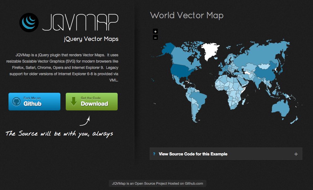 jQuery Vector maps